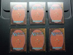 Magic The Gathering MTG Limited Edition Beta Swamp LOT OF 6 - Image 2