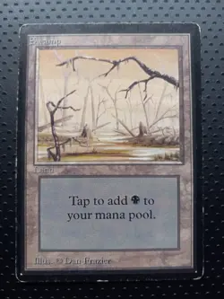 Magic The Gathering MTG Limited Edition Beta Swamp LOT OF 6 - Image 4
