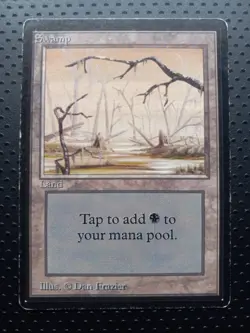 Magic The Gathering MTG Limited Edition Beta Swamp LOT OF 6 - Image 5