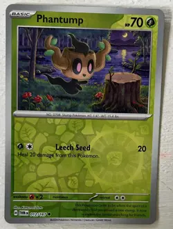 Pokemon TCG Twilight Masquerade PHANTUMP 012/167 REVERSE HOLO - Image 1