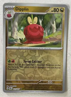 Pokemon TCG Twilight Masquerade DIPPLIN 127/167 REVERSE HOLO - Image 1