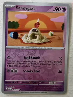 Pokemon TCG Twilight Masquerade SANDYGAST 091/167 REVERSE HOLO - Image 1