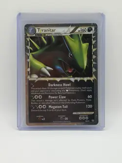 Pokemon Tyranitar Prime Ultra Rare 160 HP Unleashed Holo 88/95 EN (corner wear) - Image 1