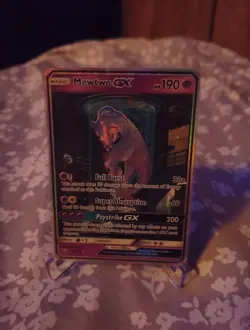 Mewtwo GX Shining Legends 78/73 Secret Rare Full Art Holo Pokemon TCG - Image 1