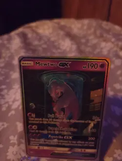 Mewtwo GX Shining Legends 78/73 Secret Rare Full Art Holo Pokemon TCG - Image 2