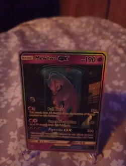 Mewtwo GX Shining Legends 78/73 Secret Rare Full Art Holo Pokemon TCG - Image 3
