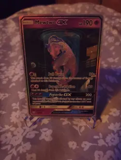 Mewtwo GX Shining Legends 78/73 Secret Rare Full Art Holo Pokemon TCG - Image 4