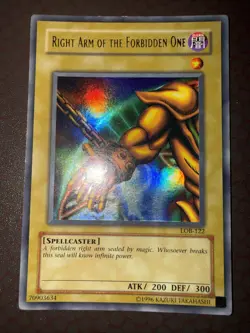 Yu-Gi-Oh! Right Arm Of The Forbidden One - LOB-122- Ultra Rare-Unlimited Damaged - Image 2