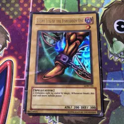 Right Leg of the Forbidden One LOB-120 Ultra Rare Unlimited Yugioh HP - Image 1