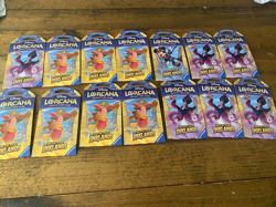 2024 Disney Lorcana Into The Inklands Booster Pack Lot (14) - Image 1