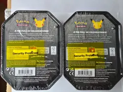 2 Pokemon Celebrations tins, Dark Sylveon & Lance's Charizard still sealed - Image 4