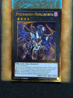 Yugioh Evilswarm Ouroboros PGL3-EN072 Gold Rare 1st Ed NM - Image 1
