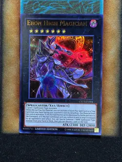 Yugioh Ebon High Magician CT13-EN004 Ultra Rare Limited Edition LP - Image 1