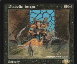 DIABOLIC INTENT MTG Planeshift - Rare - Pack to Sleeve - Never Played - NM - Image 1