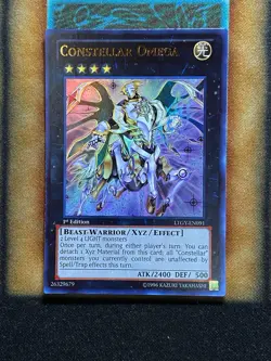 Yugioh Constellar Omega LTGY-EN091 Ultra Rare 1st Ed NM - Image 1