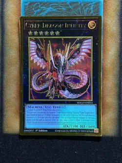 Yugioh Cyber Dragon Infinity MAGO-EN033 Gold Rare 1st Ed NM - Image 1