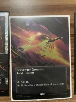 MTG Edge Of Eternities Scavenger Grounds Borderless (Galaxy Foil) - Image 1
