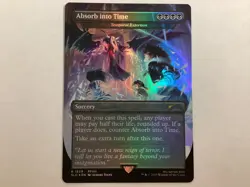 MTG SLD ABSORB INTO TIME TEMPORAL EXTORTION Rainbow Foil NM (BIN) Graded Power - Image 1
