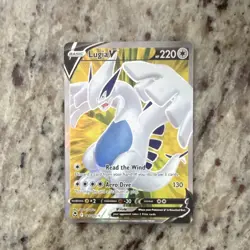 Pokemon Lugia V Full Art Ultra Rare Holo 220 HP Silver Tempest 185/195 - Image 1