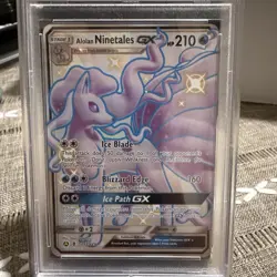 2019 Pokemon Sun & Moon Alolan Ninetales GX #SV53 Hidden Fates Full Art PSA 9 - Image 2