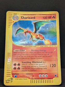 Charizard Holo Expedition Ultra Rare Pokemon TCG Nintendo e-Reader MP - Image 3