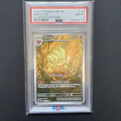 Ninetales 199/197 Pokemon TCG Scarlet Violet Obsidian Flames PSA 8 - Image 1