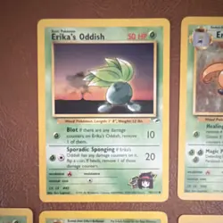 Pokemon TCG WOTC Gym Heroes Erika's Grass Lot (9) Oddish/Gloom Eng 2000 - Image 2