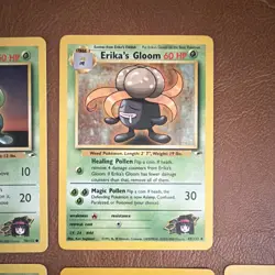 Pokemon TCG WOTC Gym Heroes Erika's Grass Lot (9) Oddish/Gloom Eng 2000 - Image 3