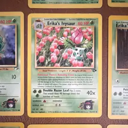 Pokemon TCG WOTC Gym Heroes Erika's Grass Lot (9) Oddish/Gloom Eng 2000 - Image 5