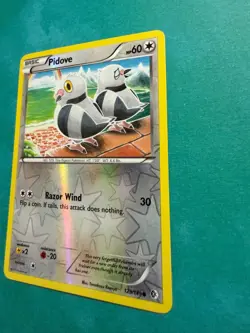 Pidove 123/149 Common Boundaries Crossed Pokemon Reverse Holo Moderately Played - Image 3