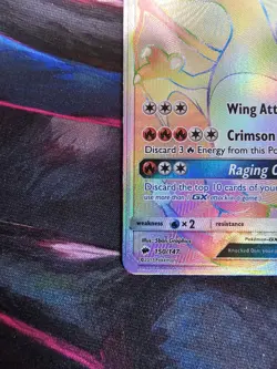CHARIZARD GX SECRET RAINBOW RARE 150/147 SM03 BURNING SHADOWS - Image 5
