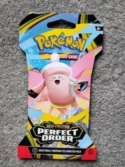 Pokemon Booster Lot X4 Mega Evolution Perfect Order Brand New Sealed Packs. - Image 2