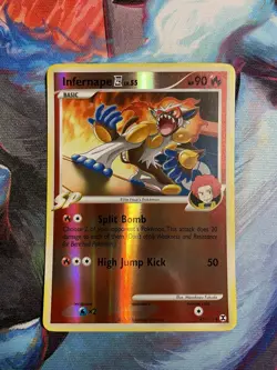Pokemon Infernape E4 Rising Rivals Reverse Holo 43/111 2009 English - Image 1