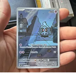 Pokemon TCG Duskull 068/064 Shrouded Fable Illustration Rare Full Art Holo - Image 1