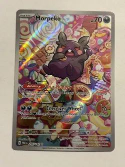 Morpeko - 206/182 - Illustration Rare - SV04: Paradox Rift (PAR) - Pokemon TCG - Image 1