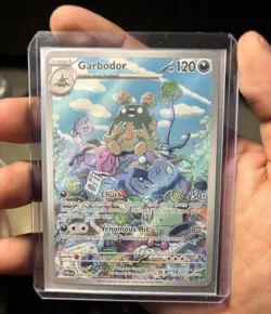 Garbodor 204/182 Pokemon Paradox Rift Illustration Rare Full Art Holo Near Mint - Image 1