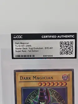 Konami Yu-Gi-Oh! Dark Magician SYE-001 CGC 1st Edition Super Rare - Image 4
