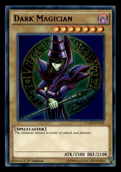 Yu-Gi-Oh TCG #YGLD-ENC09 Dark Magician (C) 1st Edition Ultra Rare NM - Image 1