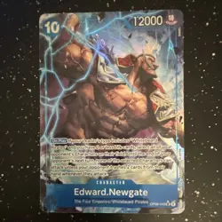 Edward Newgate OP08-043 Alt Art Two Legends One Piece English NM - Image 1