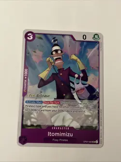 Itomimizu Uncommon (UC) OP07-060 500 Years in the Future Pre-Release (PRE) ENG - Image 1
