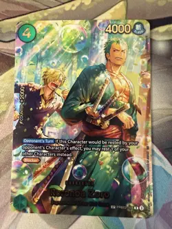 Roronoa Zoro - PRB02-006 (SP) - The Azure Sea's Seven OP14 Near Mint - Image 1