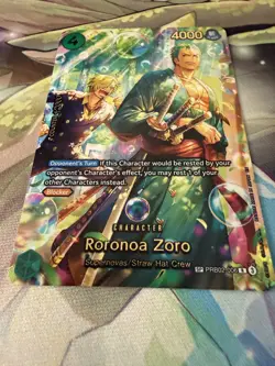 Roronoa Zoro - PRB02-006 (SP) - The Azure Sea's Seven OP14 Near Mint - Image 2