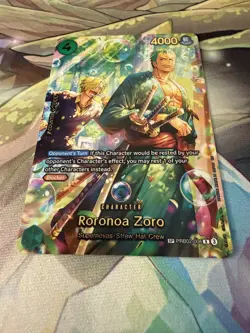 Roronoa Zoro - PRB02-006 (SP) - The Azure Sea's Seven OP14 Near Mint - Image 5