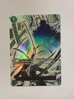 Demon Aura Nine Sword Style Asura Blades Drawn Dead Man's Game OP12-037 Alt Art - Image 2
