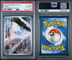 Pokemon TCG Snom 168/162 Temporal Forces Holo Card Illustration Rare PSA 10 - Image 3