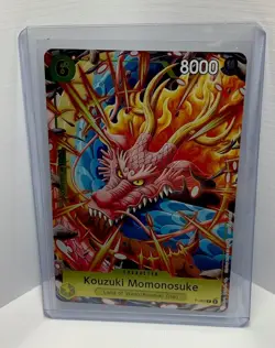 Namco Kouzuki Momonosuke One Piece CCG P-064 Promotion Character Card 8000 Power - Image 1