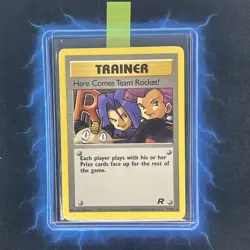 🌈Here Comes Team Rocket 71/82 Non Holo Rare Card Pokemon Team Rocket Trainer🌈 - Image 1