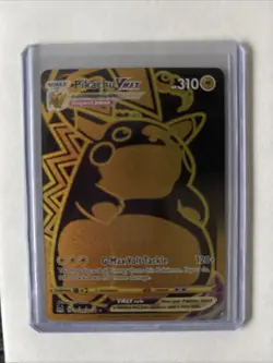 Pokemon Pikachu VMAX Ultra Rare Full Art Gold Card Lost Origins TG29/TG30 - Image 1