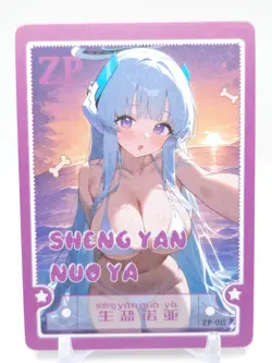 Yiyibushe - Anime Waifu ZP Trading Card - Image 1
