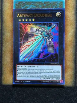 Yugioh Artifact Durendal MP15-EN027 Ultra Rare 1st Ed LP - Image 1